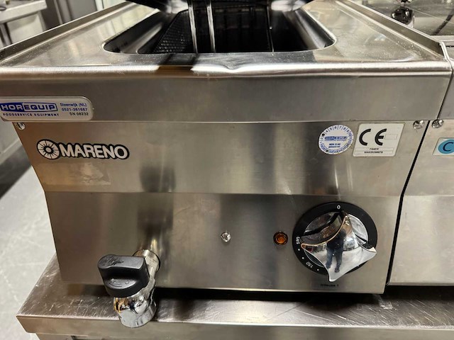 Catertech / mareno - friteuse + kookplaat - afbeelding 1 van  5