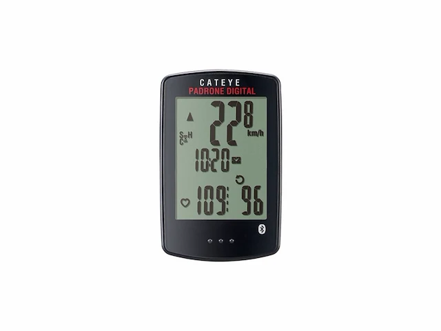 Cateye padrone digitale draadloze fietscomputer cc-pa400b zwart - afbeelding 2 van  5