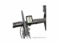 Cateye padrone digitale draadloze fietscomputer cc-pa400b zwart - afbeelding 3 van  5
