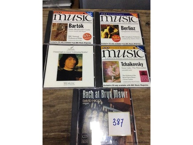 Cd's klassiek 5stuks - afbeelding 1 van  1