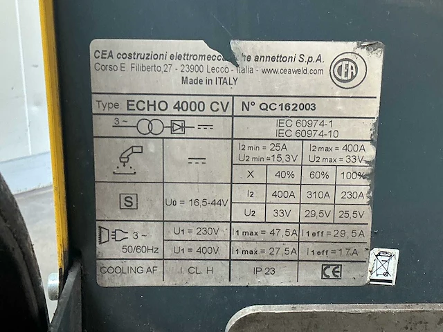 Cea echo 4000cv lasapparaat - afbeelding 9 van  9