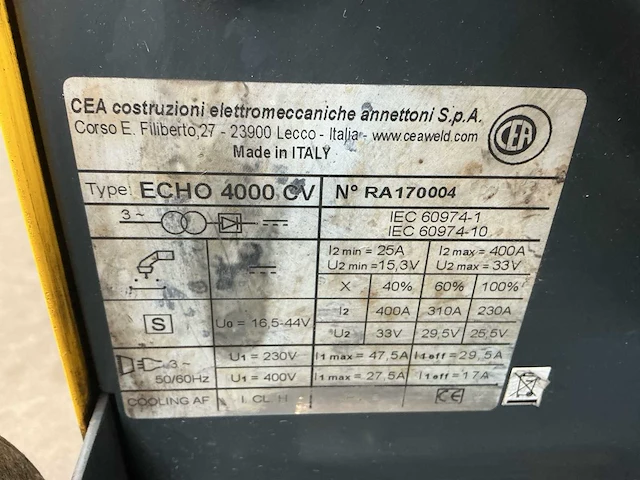 Cea echo 4000cv lasapparaat - afbeelding 9 van  9