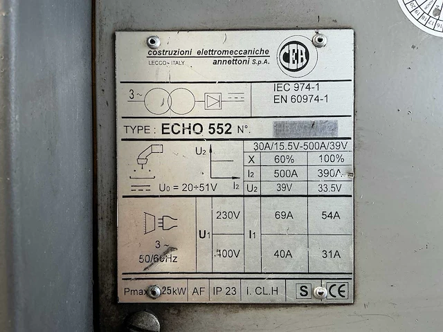 Cea echo 552 lasapparaat - afbeelding 9 van  9