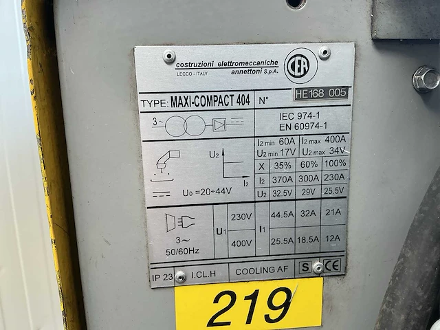 Cea maxi-compact 404 lasapparaat - afbeelding 8 van  8