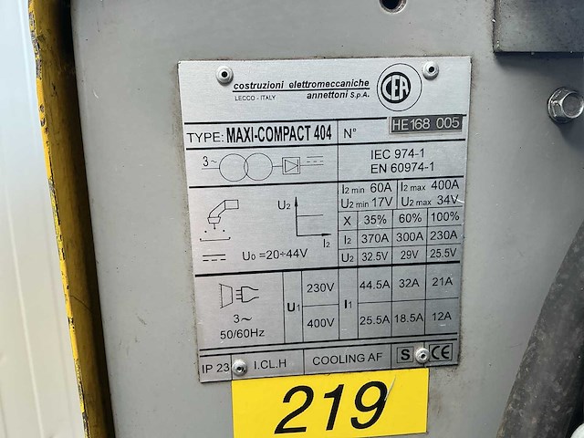 Cea maxi-compact 404 lasapparaat - afbeelding 8 van  8