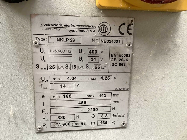 Cea nklp 26 puntlasmachine - afbeelding 3 van  3