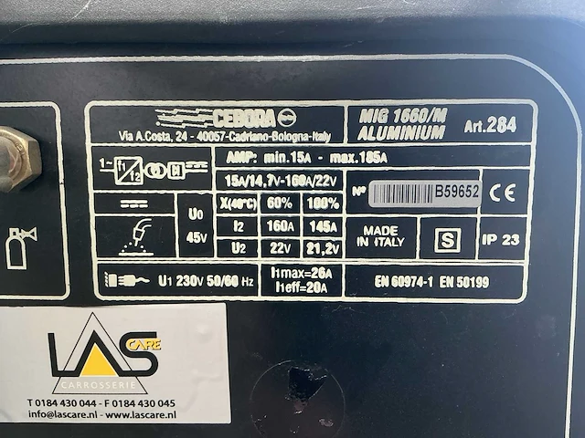 Cebora mig 1660/m lasapparaat - afbeelding 7 van  7