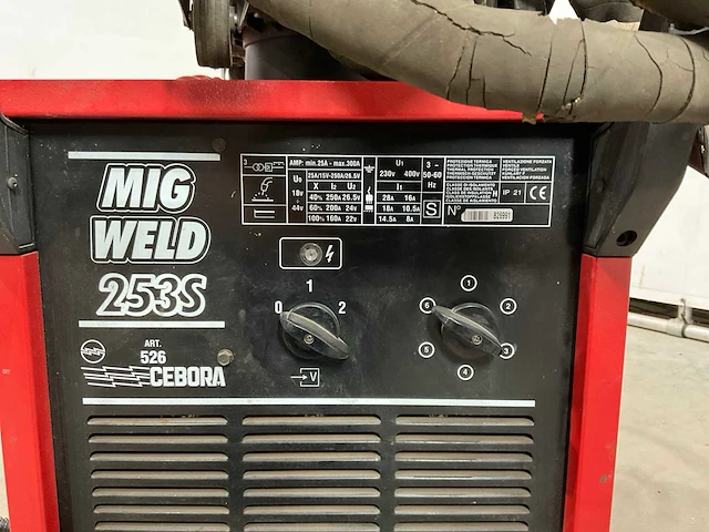 Cebora tfc mig weld 253s lasapparaat - afbeelding 6 van  9