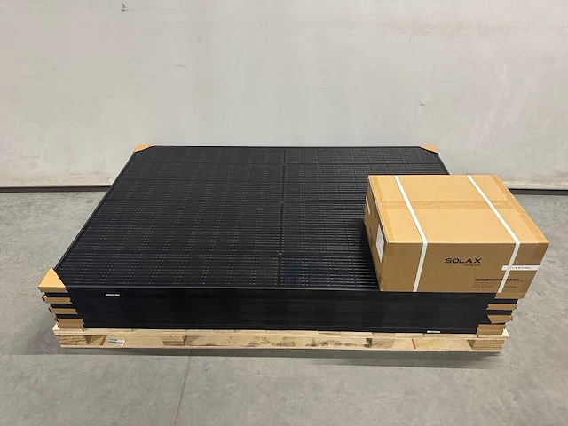 Cecep - set van 8 zonnepanelen (405 wp) met solax 3.0k omvormer - afbeelding 1 van  9
