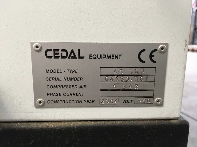 Cedal - 2004 - ac130 - hot roll laminator - afbeelding 9 van  9