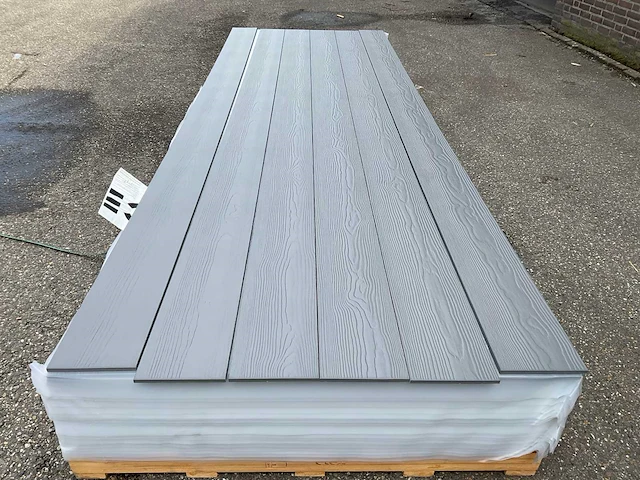 Cedral - gevelstrook - brandklasse a2 - tingrijs - 360x19x1 cm (144x) - afbeelding 2 van  9