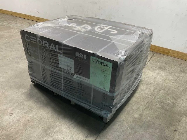 Cedral leisteen - brandklasse a2 - donkergrijs - 45x32 cm (1320x) - afbeelding 1 van  6