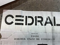Cedral leisteen - brandklasse a2 - zinkgrijs - 45x32 cm (1320x) - afbeelding 4 van  5