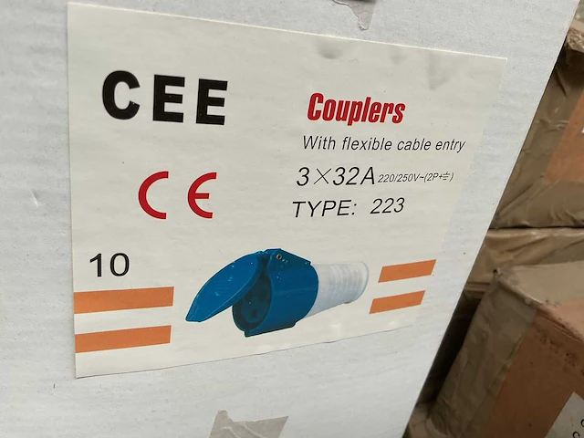 Cee 223 coupler (10x) - afbeelding 4 van  4