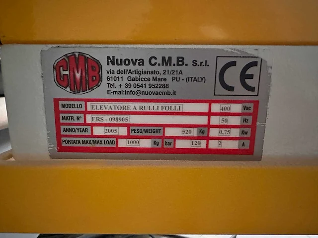 Cefla - orma - tn 3500/1/rbt - i 413 - borstelmachine + lijmwals - afbeelding 17 van  24