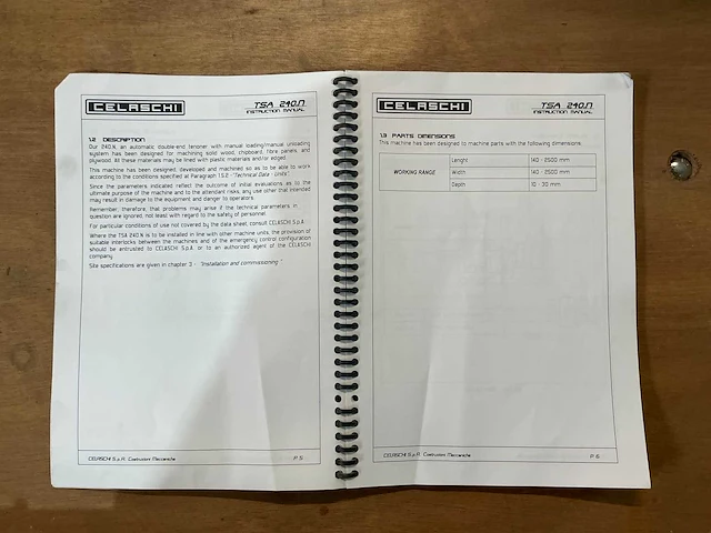 Celaschi - 2001 - tsa 240n - alleskunner/profileermachine - afbeelding 11 van  28