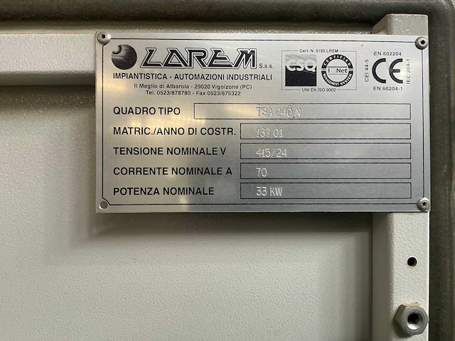 Celaschi - 2001 - tsa 240n - alleskunner/profileermachine - afbeelding 18 van  28