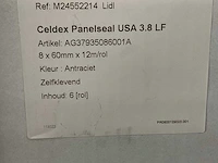 Celdex - panelseal usa 3.8lf - 8x60mm - rol á 12m schuimband (120x) - afbeelding 3 van  4