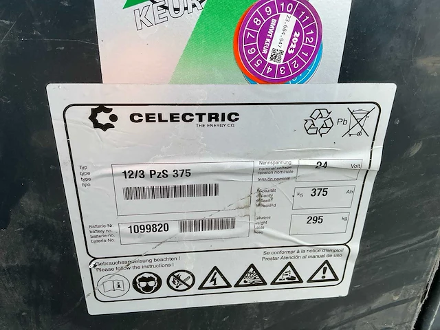 Celectric accupakket. 24volt - afbeelding 4 van  4