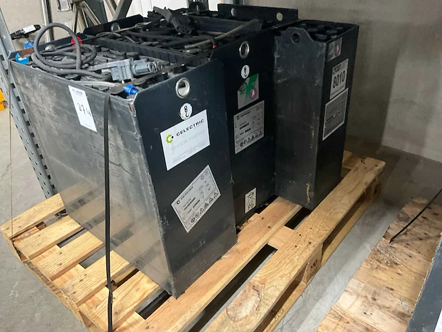 Celectric tractie batterij (3x) - afbeelding 1 van  3