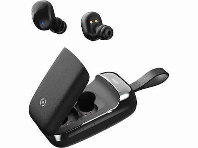 Celly bluetooth earbuds, stereo, flip1wh zwart - afbeelding 1 van  3