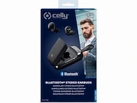 Celly bluetooth earbuds, stereo, flip1wh zwart - afbeelding 3 van  3