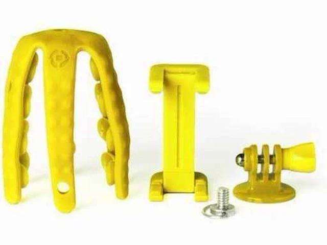 Celly flexible houder voor camera, squiddy. geel - afbeelding 4 van  4