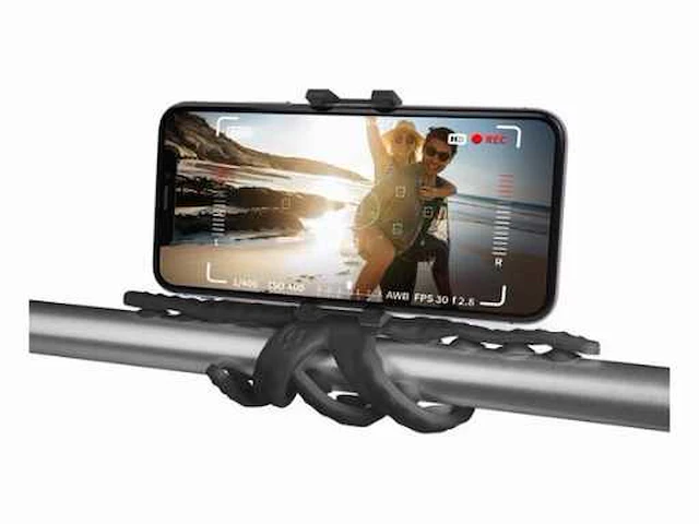 Celly flexible houder voor camera, squiddy. zwart - afbeelding 1 van  4