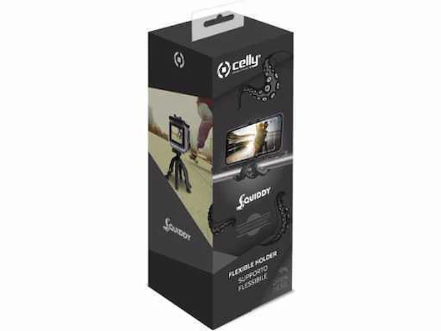 Celly flexible houder voor camera, squiddy. zwart - afbeelding 2 van  4