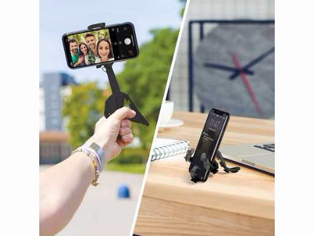 Celly flexible houder voor camera, squiddy. zwart - afbeelding 3 van  4