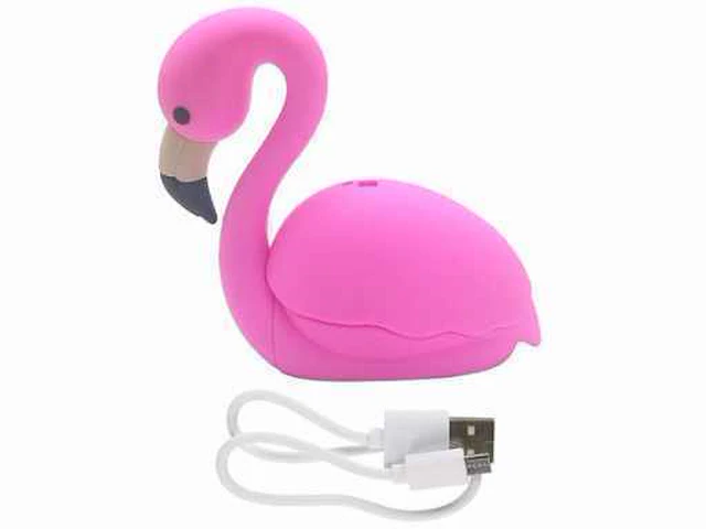 Celly powerbank, 2200mah, flamingo roze - afbeelding 1 van  1
