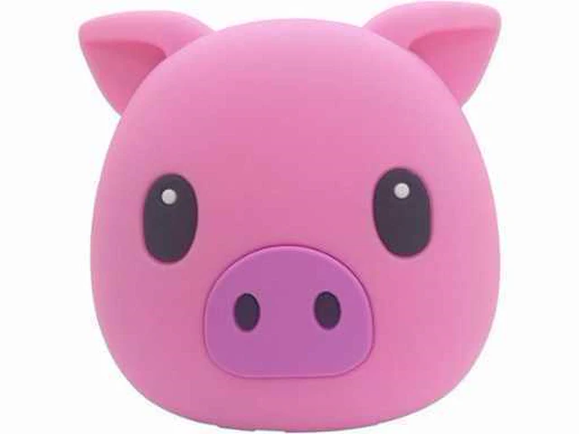 Celly powerbank, 2200mah, varken roze - afbeelding 1 van  1