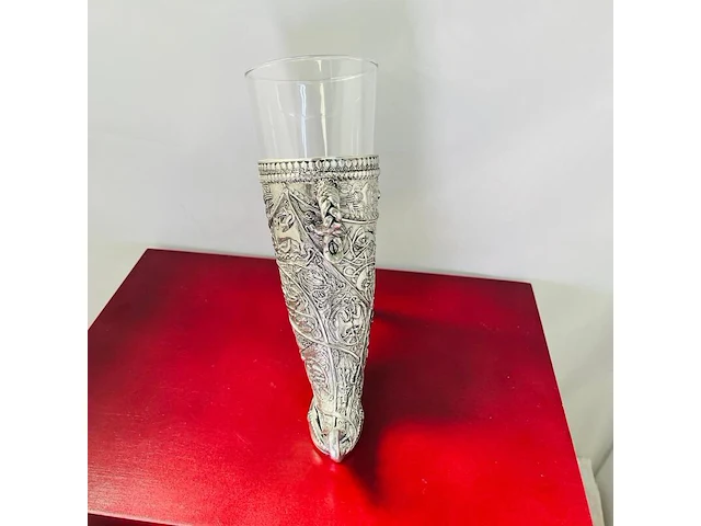 Celtic horn goblet - kunstenaar graeme anthony - gesigneerd - afbeelding 3 van  8