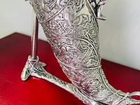 Celtic horn goblet - kunstenaar graeme anthony - gesigneerd - afbeelding 4 van  8