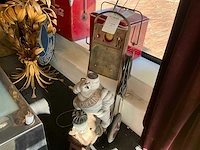 Cem - originele michelin bandenpomp uit 1920 restauratie object - afbeelding 1 van  8