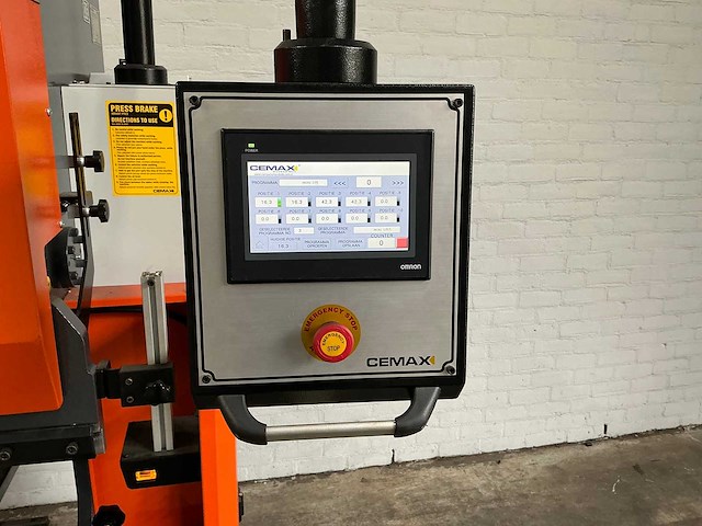Cemax - hnc 1504 - cnc press brake - 2019 - afbeelding 13 van  14