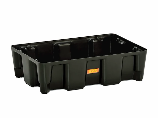 Cemo opvangbak opvangvolume 25l l600xb400xh165mm pe o.pe rooster - afbeelding 3 van  3