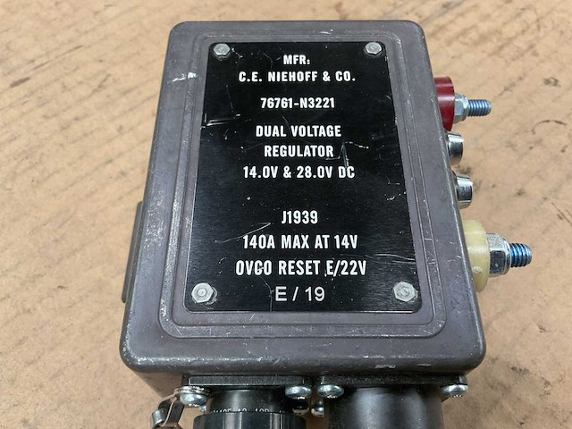 C.e.niehoff & co 76761-n3221 regulator - afbeelding 5 van  5