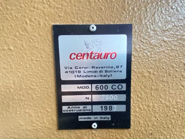 Centauro - 600 co - lintzaagmachine - 1987 - afbeelding 10 van  10