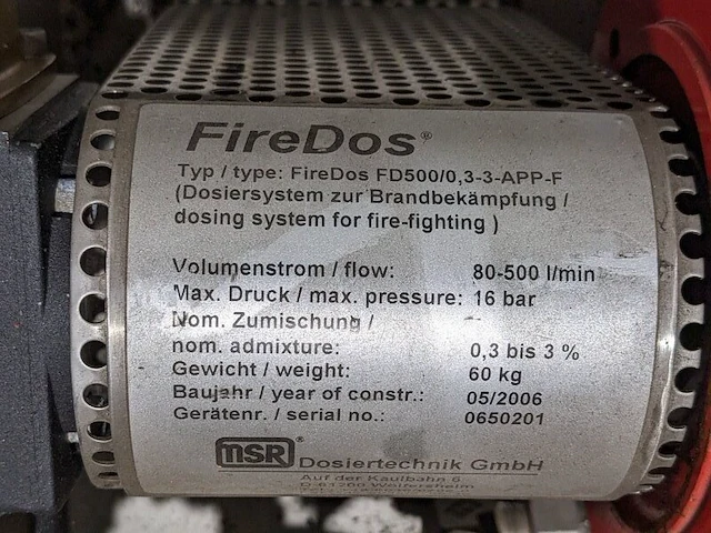 Centrifugaalpomp, firedos, fd500/0,3 3-app-s - afbeelding 11 van  13