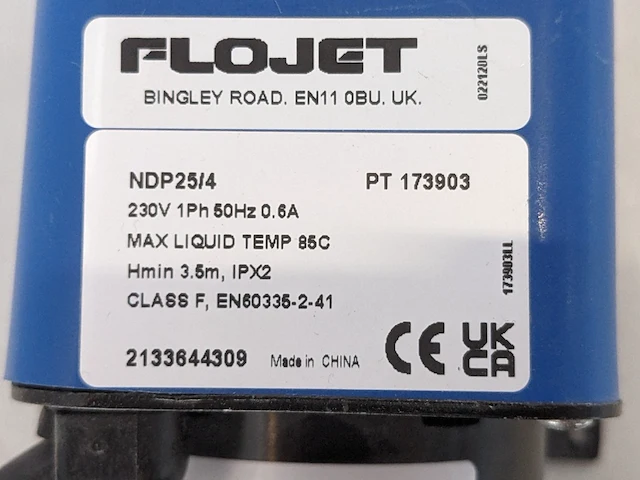 Centrifugaalpomp flojet, ndp25/4 - afbeelding 3 van  6