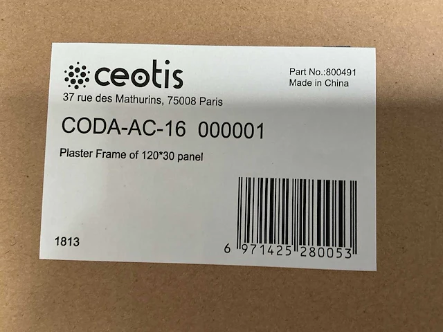 Ceotis coda-ac-16000001 plaster frame (4x) - afbeelding 4 van  5