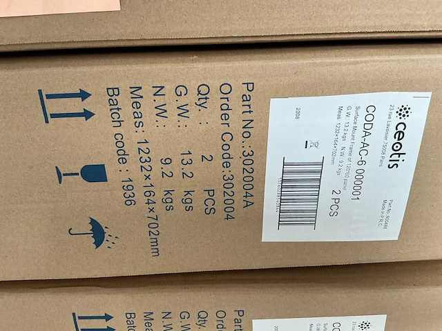 Ceotis coda-ac-6000001 surface mount frame (10x) - afbeelding 3 van  3