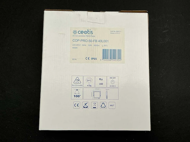 Ceotis cop-pro-50-fb 40l001 floodlight (20x) - afbeelding 2 van  5