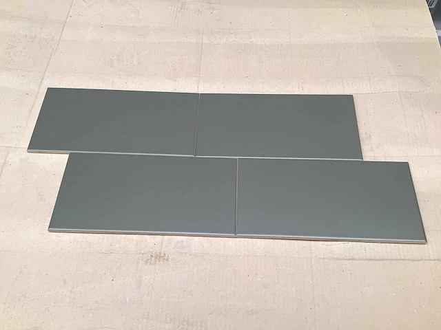 Ceragni plain green mat keramische wandtegel 15x30 cm 45 m² - afbeelding 8 van  10