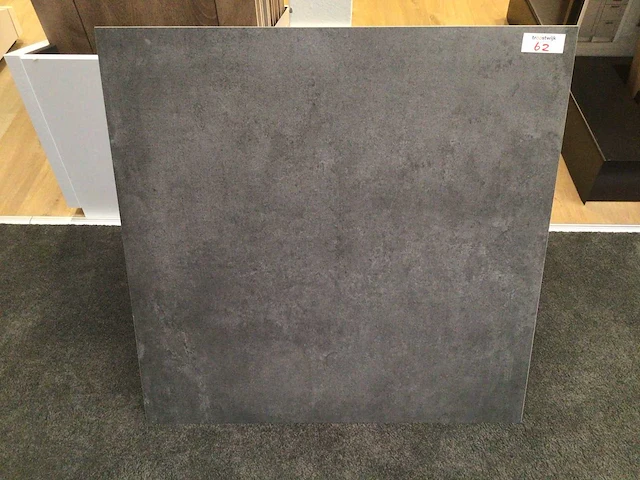 Cercom gravity dark mat vloertegel 80x80 cm 8,96 m² - afbeelding 1 van  4