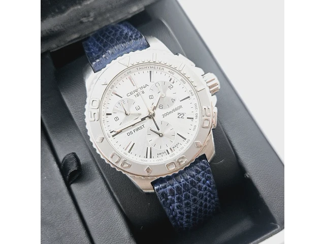 Certina ds first chronograaf herenduikhorloge - afbeelding 3 van  9