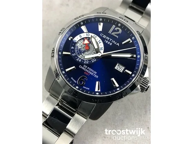 Certina ds podium gmt c0344551104700 herenhorloge - afbeelding 1 van  8