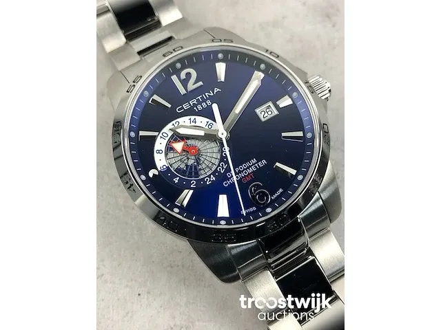 Certina ds podium gmt c0344551104700 herenhorloge - afbeelding 2 van  8