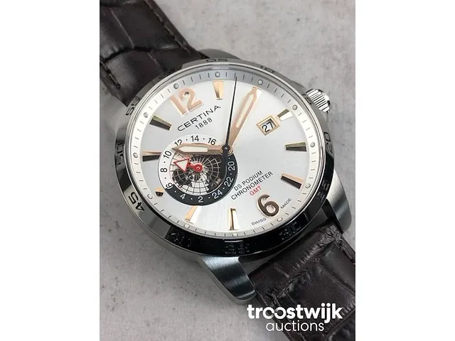 Certina ds podium gmt c0344551603701 herenhorloge - afbeelding 2 van  8